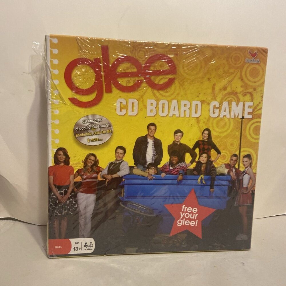 Glee CD Board Game 2010 Cardinal Kids Game Factory Sealed Complete New. Sm Rip L